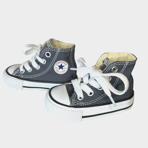 Converse Chuck Taylor All Star Canvas Blue Infant Toddler Baby High Top Sneakers